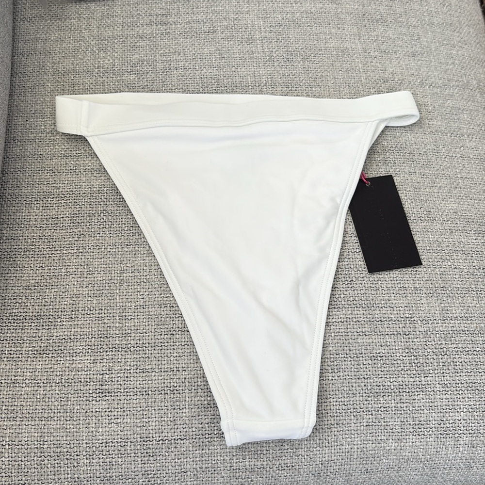 ASOS South Beach White Bikini Bottom Women’s Size 6‎ White - Picture 3 of 6